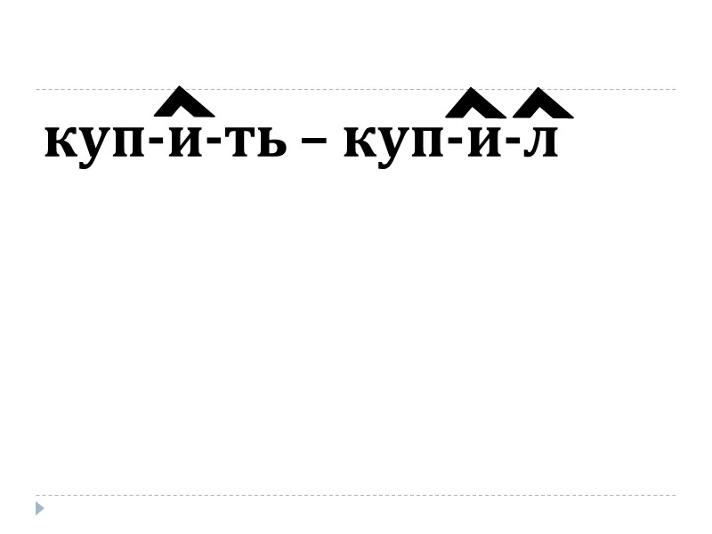 куп-и-ть – куп-и-л